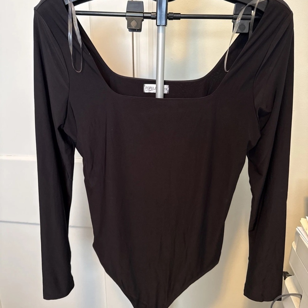 Popular 21 Long-Sleeve Bodysuit 1X